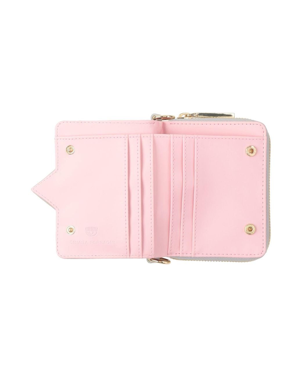 Chiara Ferragni White Crossbody Wallet