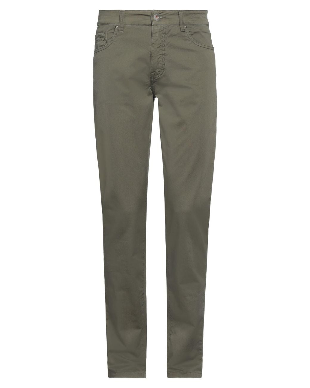 Teleria Zed Gray Pants Cotton, Elastane for men