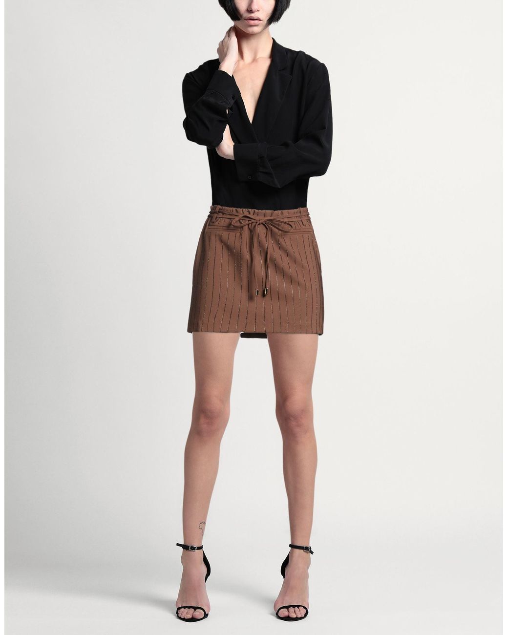 No Secrets Brown Mini Skirt