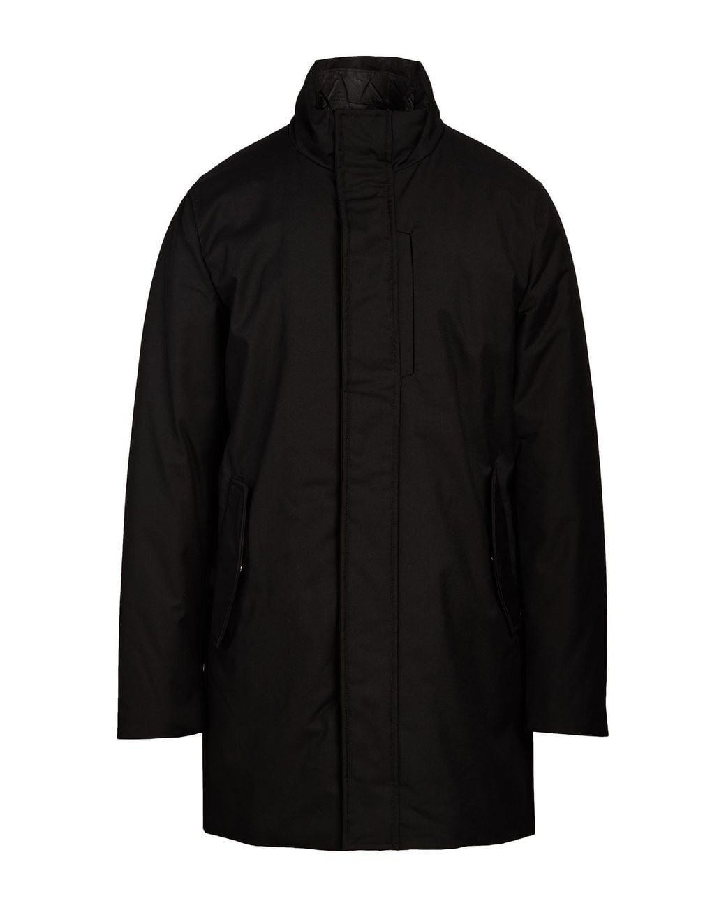 ADHOCONCEPT Black Coats for men