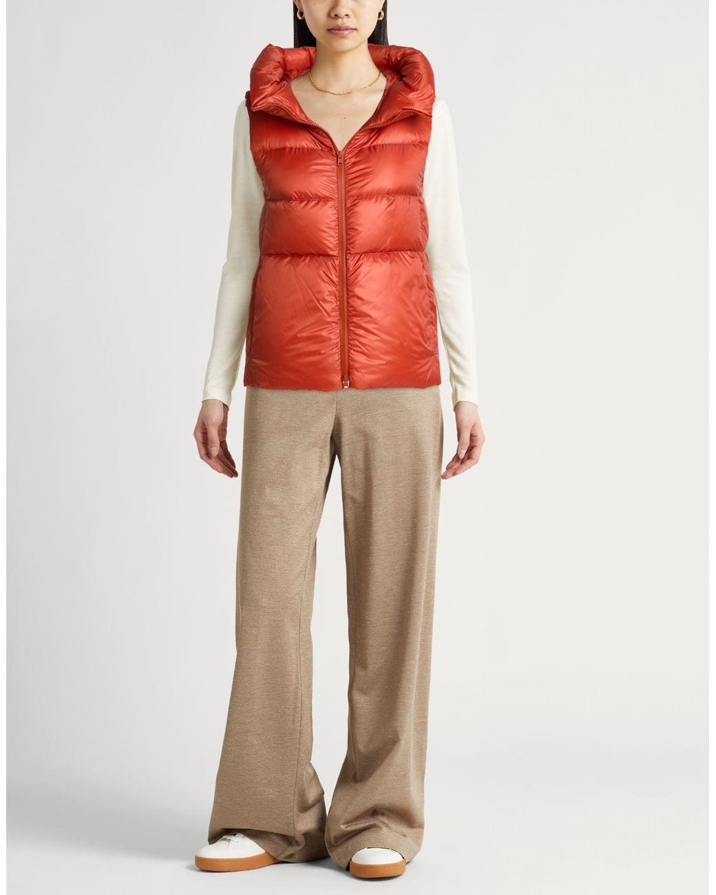 Herno Red Vest Polyamide