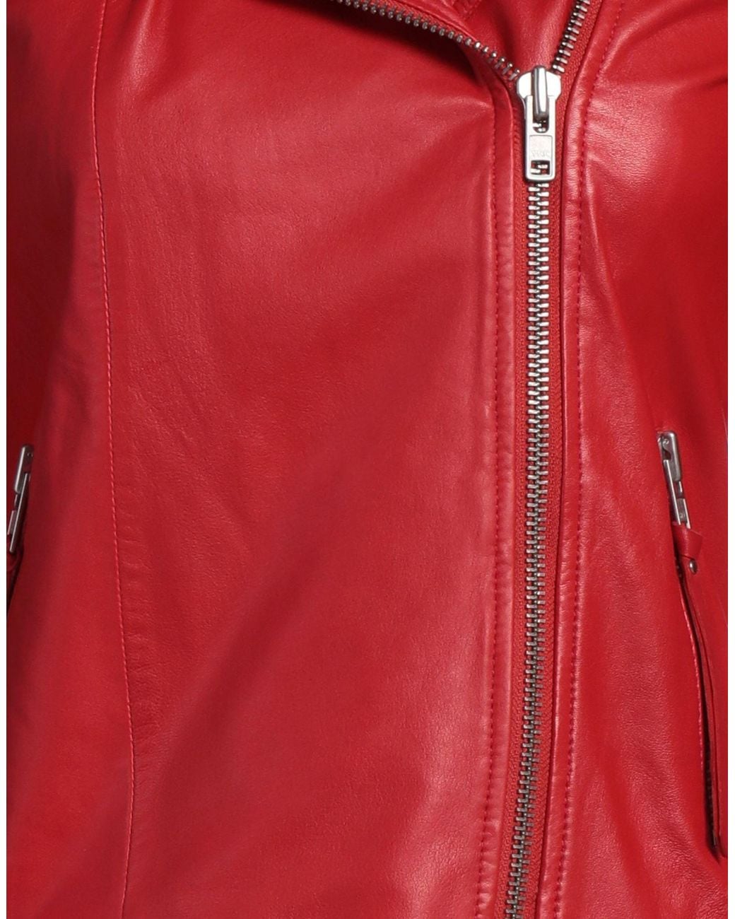 Bully Red Jacket Lambskin