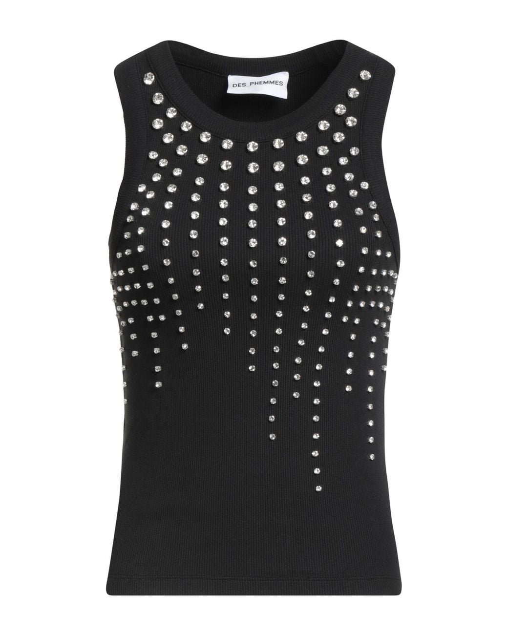 Top di DES_PHEMMES in Black