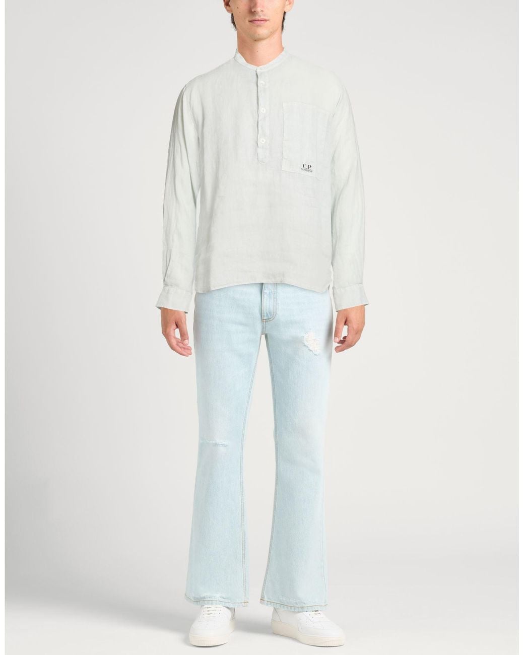 C P Company White Shirts for men