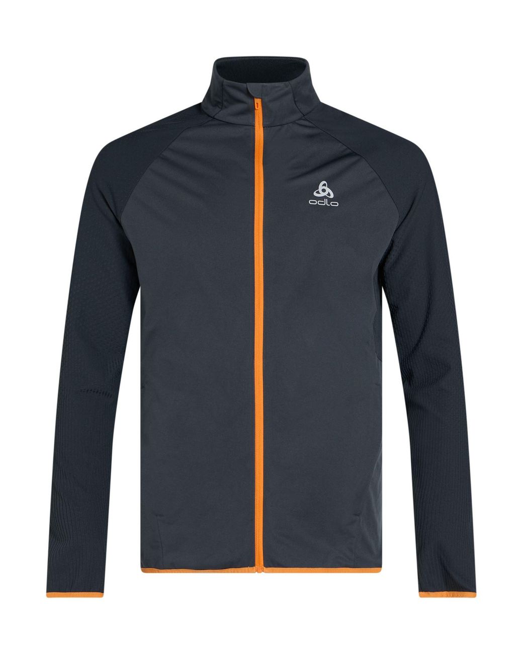 Odlo Blue Charcoal Jacket Polyester, Elastane for men