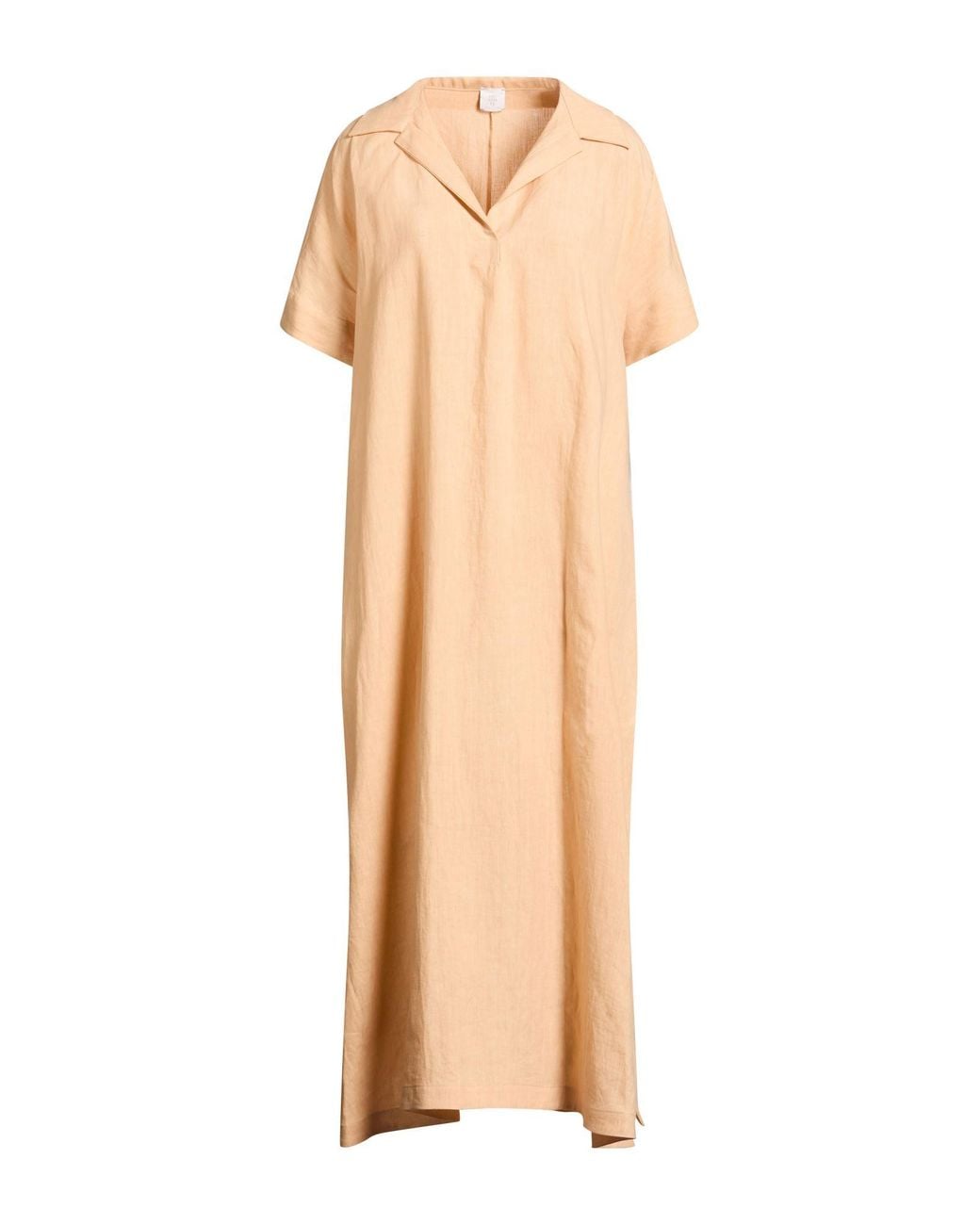 Eleventy Natural Maxi Dress Linen