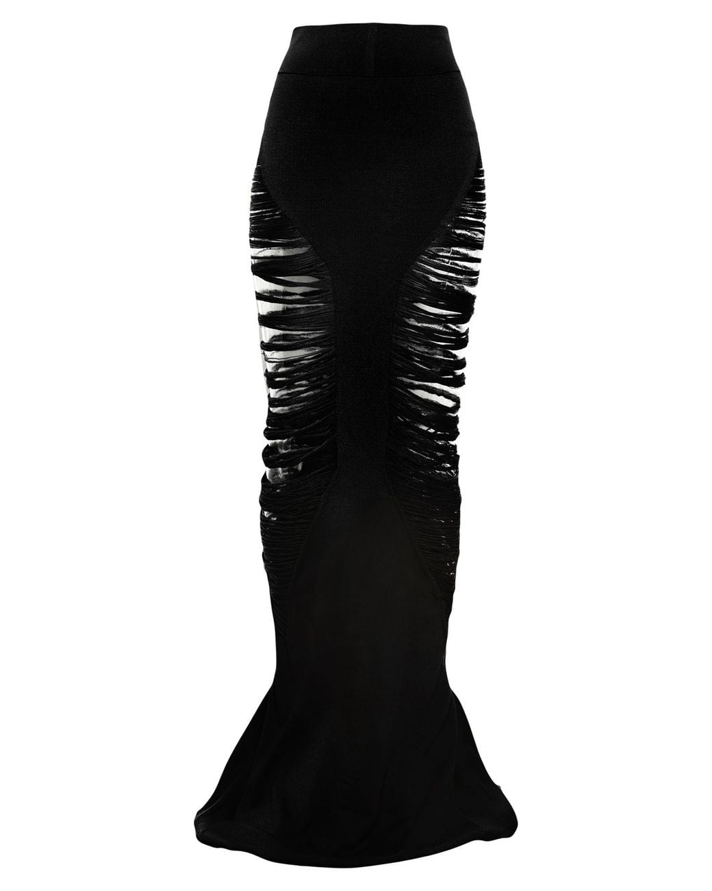 Rick Owens Black Maxi Skirt