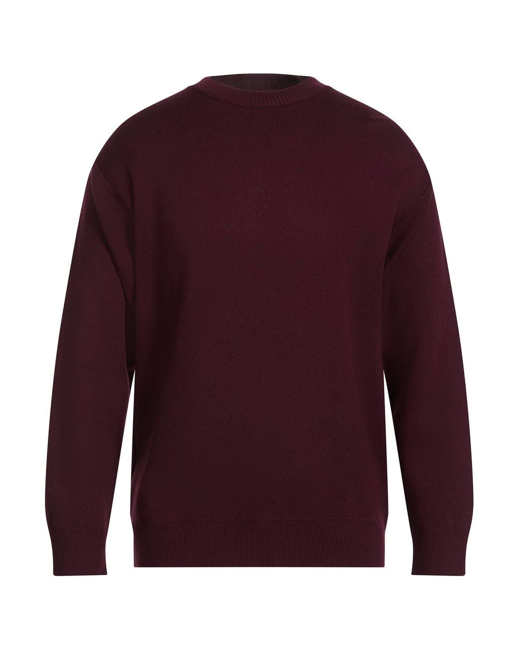 Officina 36 Purple Burgundy Sweater Viscose, Wool, Polyamide for men