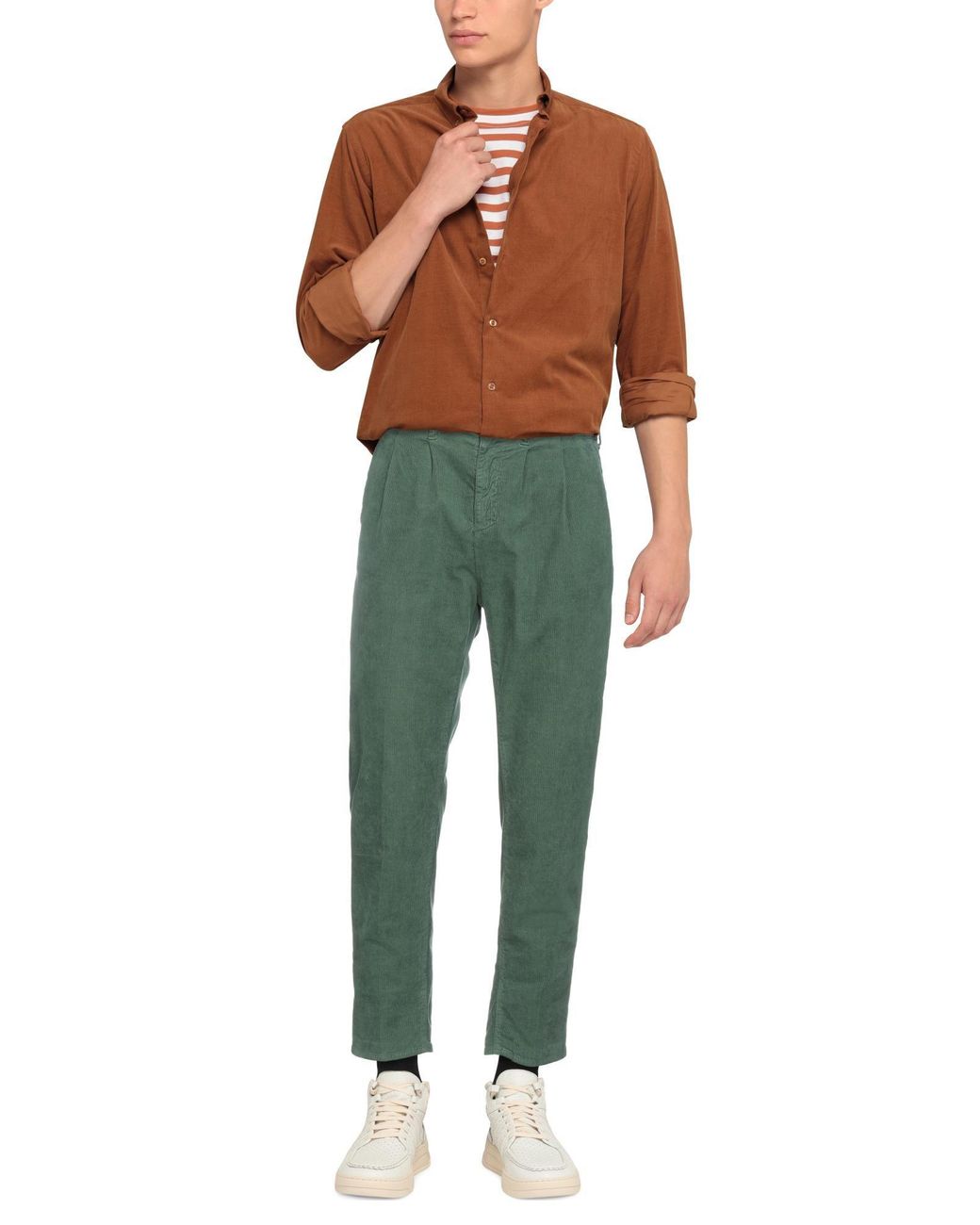 People Green Trouser for men