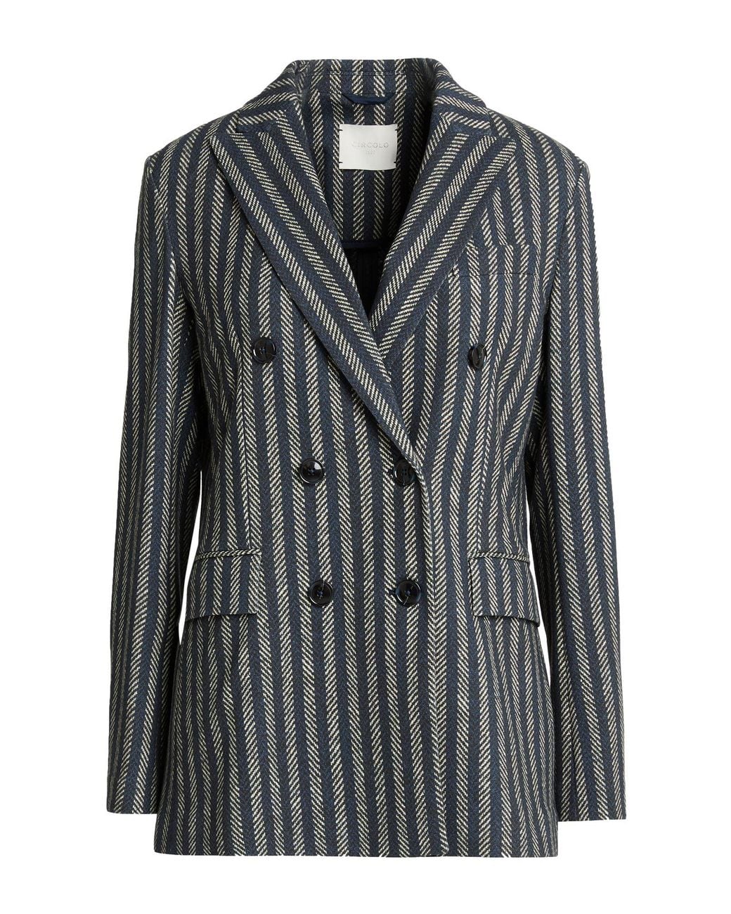 Circolo 1901 Black Blazer Cotton, Elastane