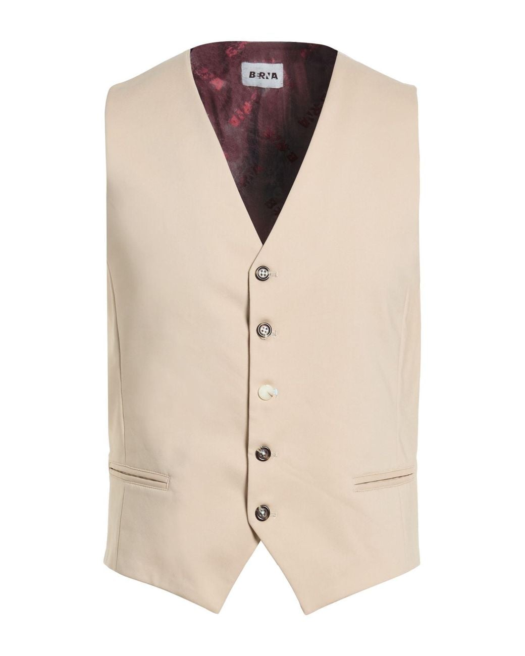 Berna Natural Waistcoat for men