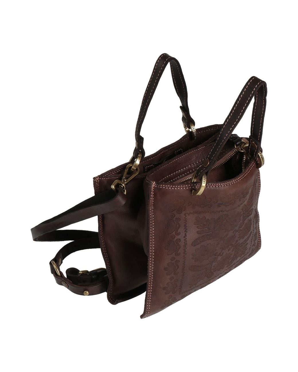 Caterina Lucchi Brown Dark Handbag Calfskin
