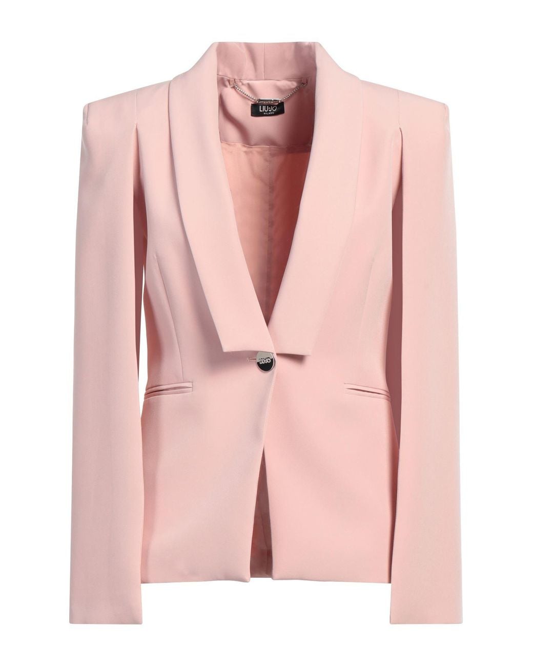 Liu Jo Pink Blazer Polyester, Elastane