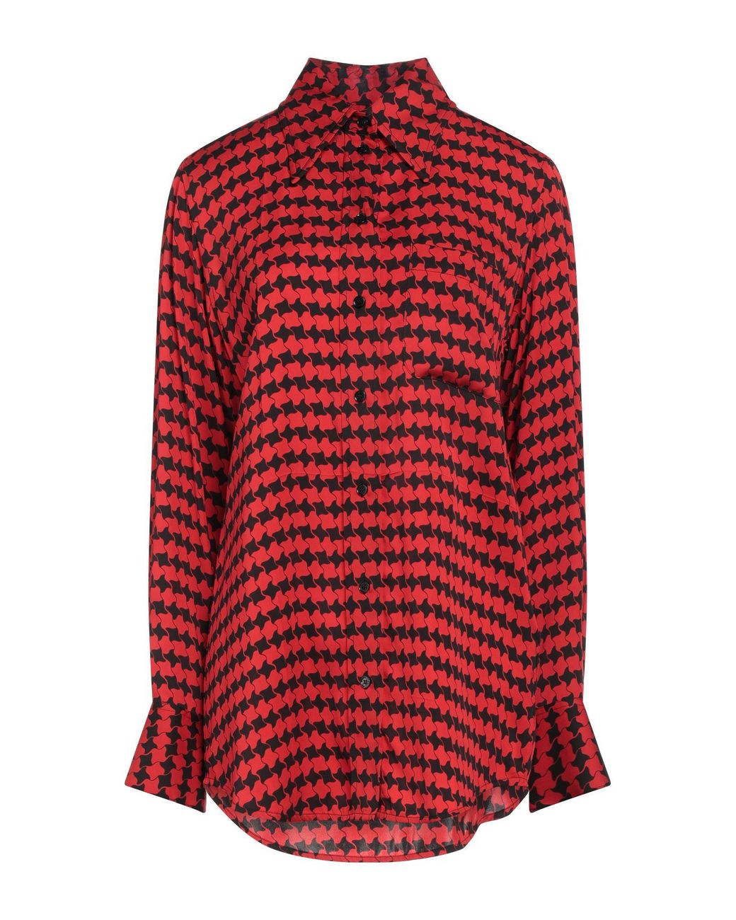 Victoria Beckham Red Shirt