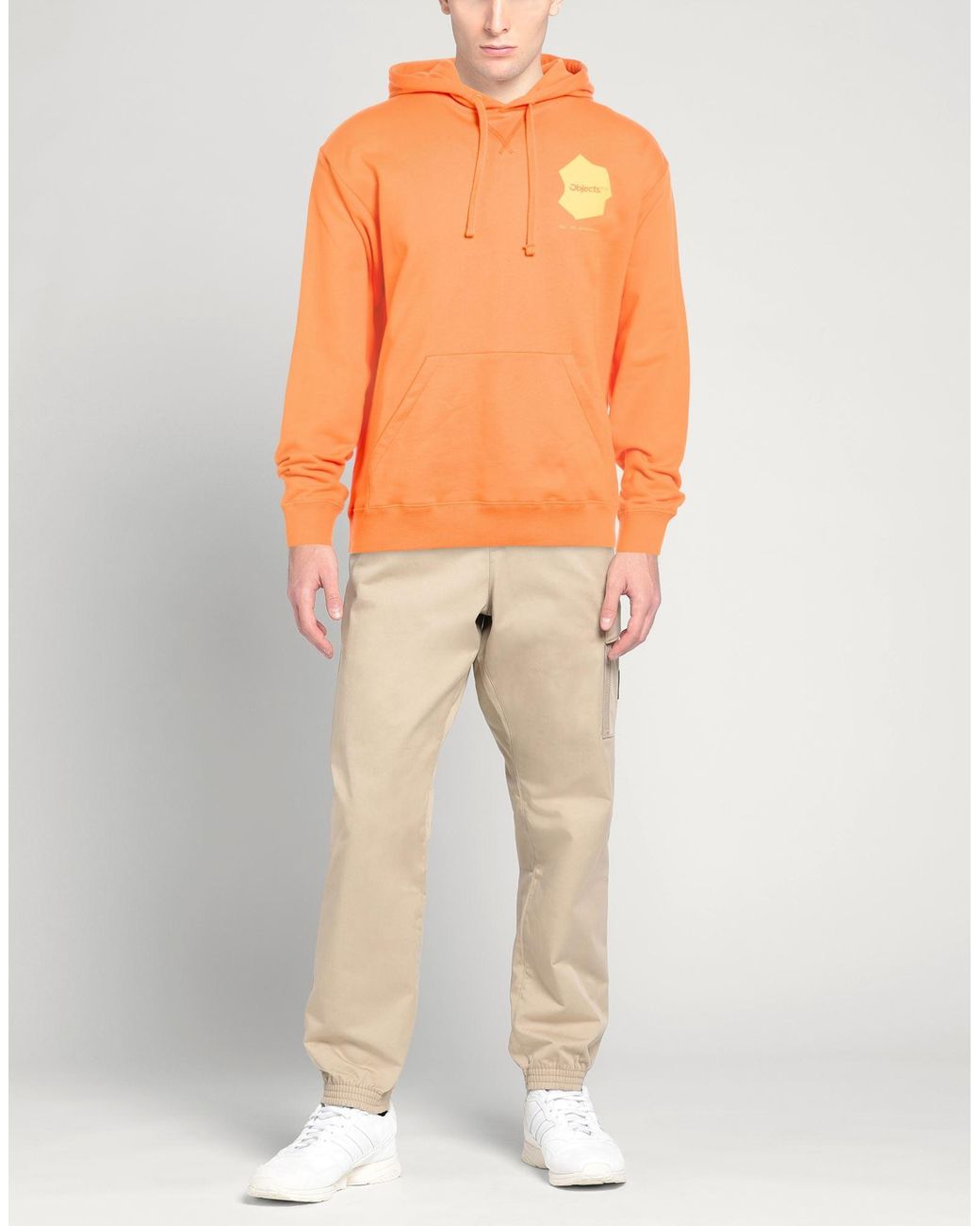 Objects IV Life Orange Sweatshirt Cotton for men