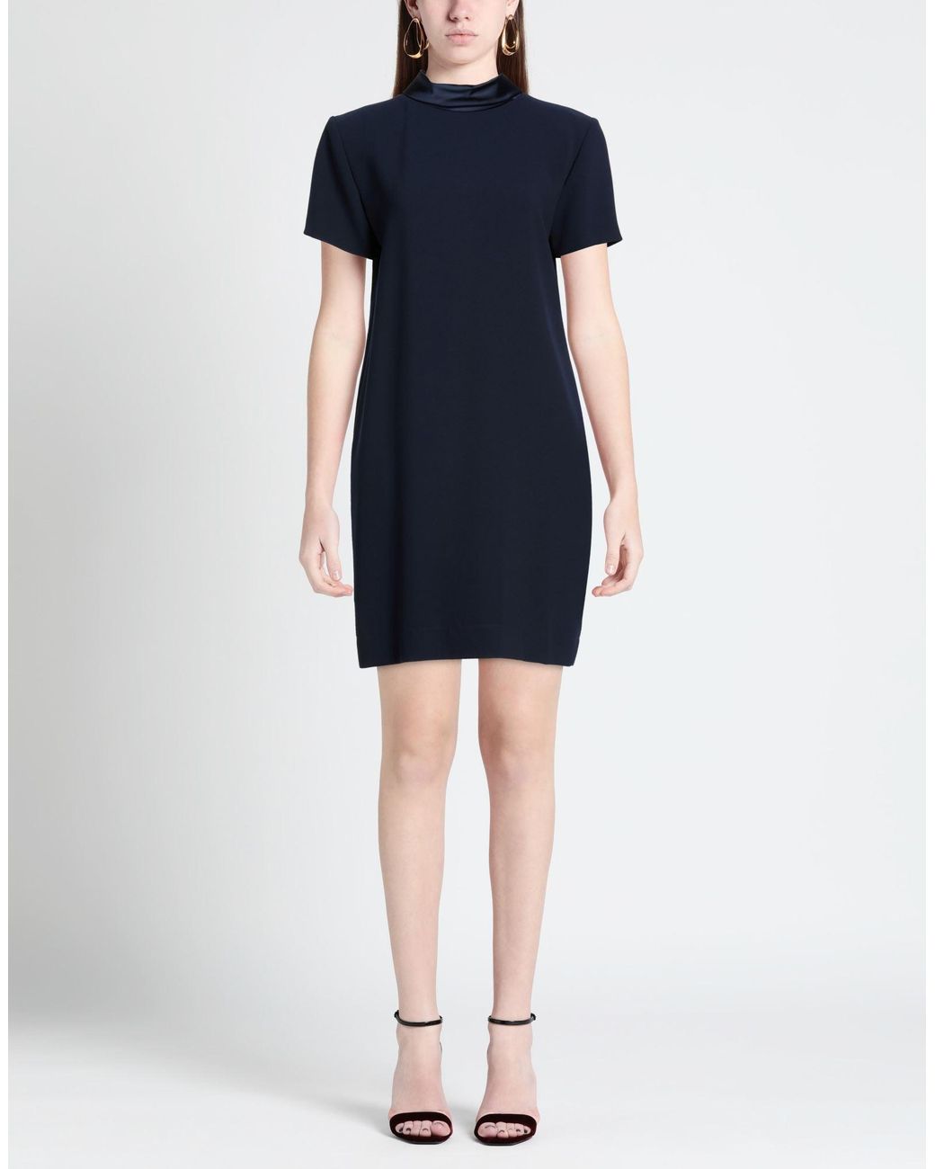 NINA 14.7 Blue Midnight Mini Dress Polyester, Elastane