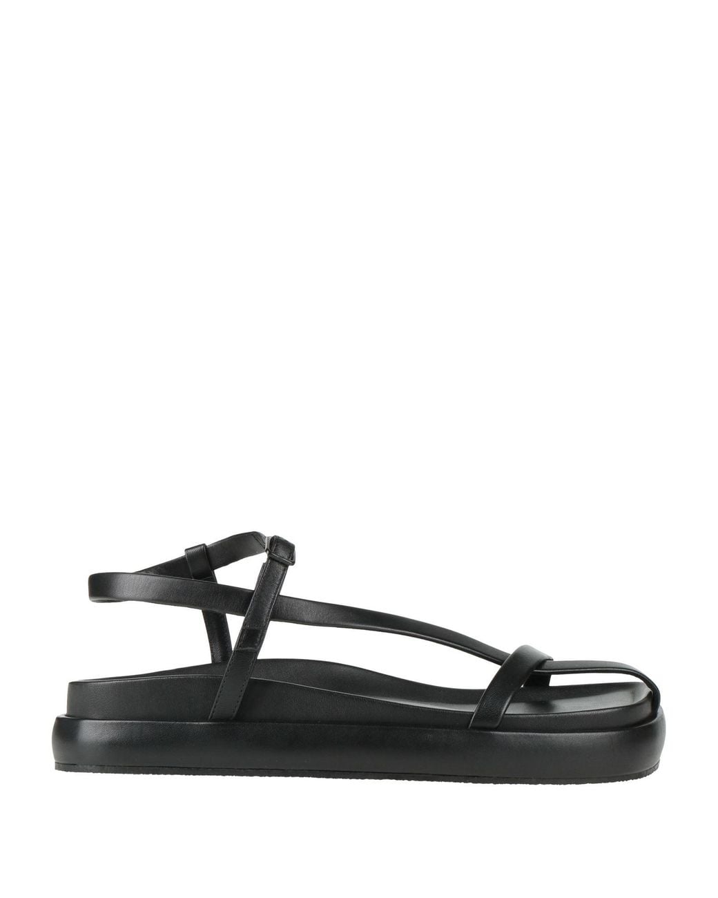 Elena Iachi Black Sandals Leather