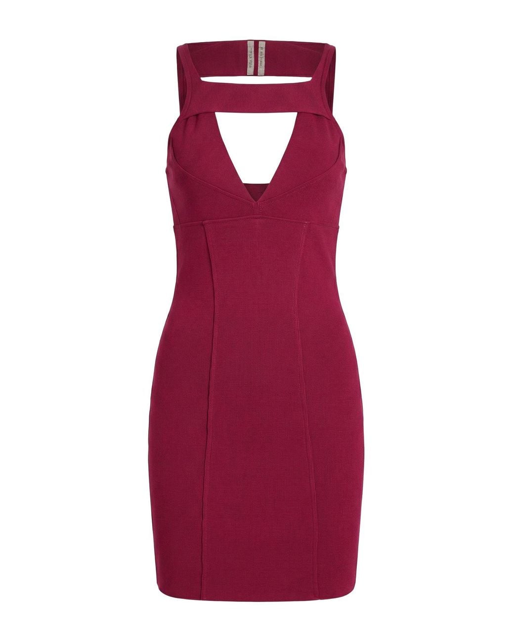 Rick Owens Red Mini Dress