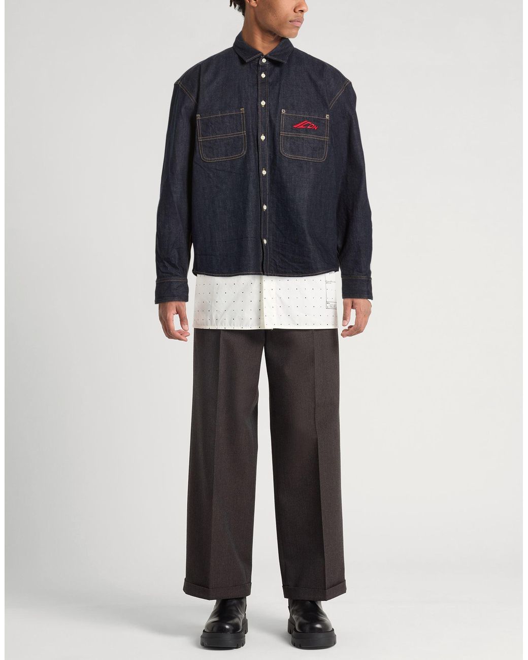 DSquared² Blue Denim Outerwear Cotton for men
