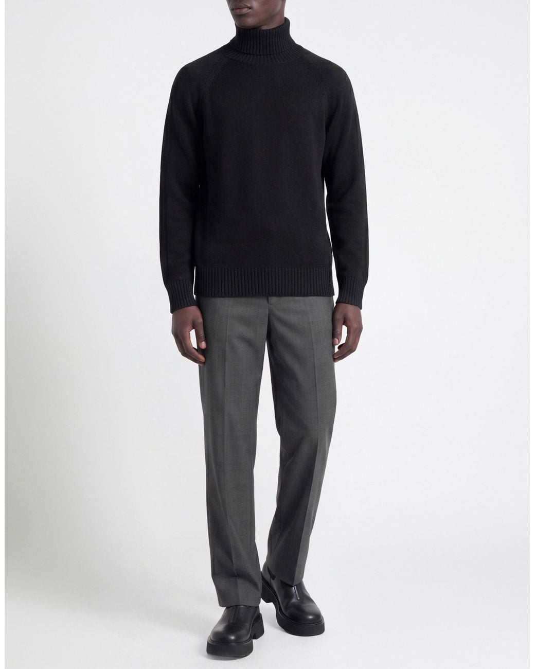 Paolo Pecora Black Turtleneck for men