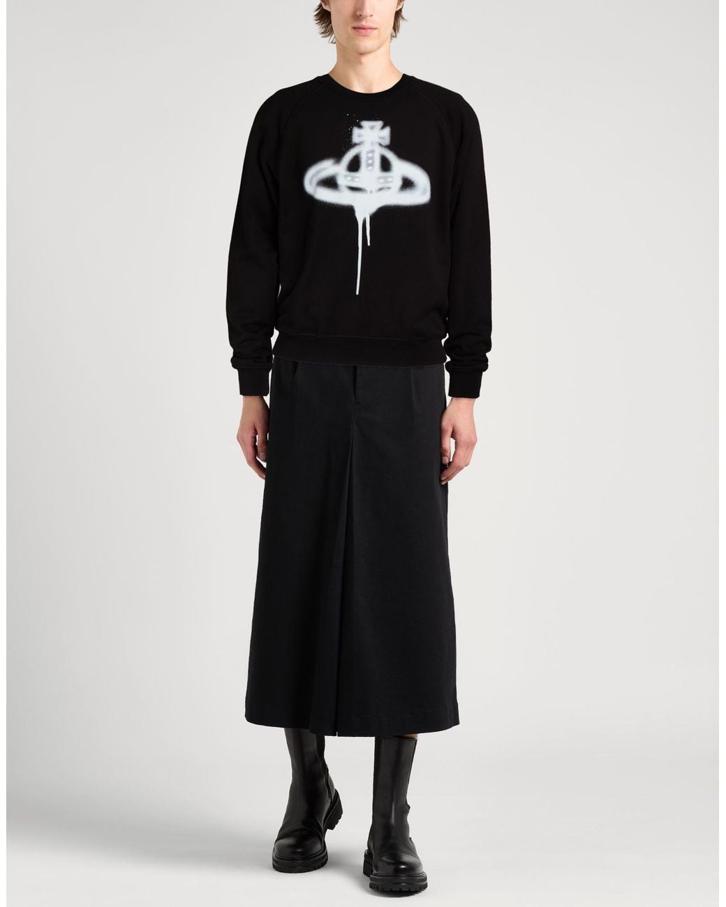 Vivienne Westwood Black Sweatshirt Cotton for men