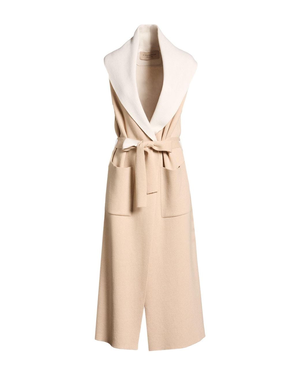 D.exterior Natural Overcoat & Trench Coat Wool, Cashmere, Viscose, Polyamide, Silk
