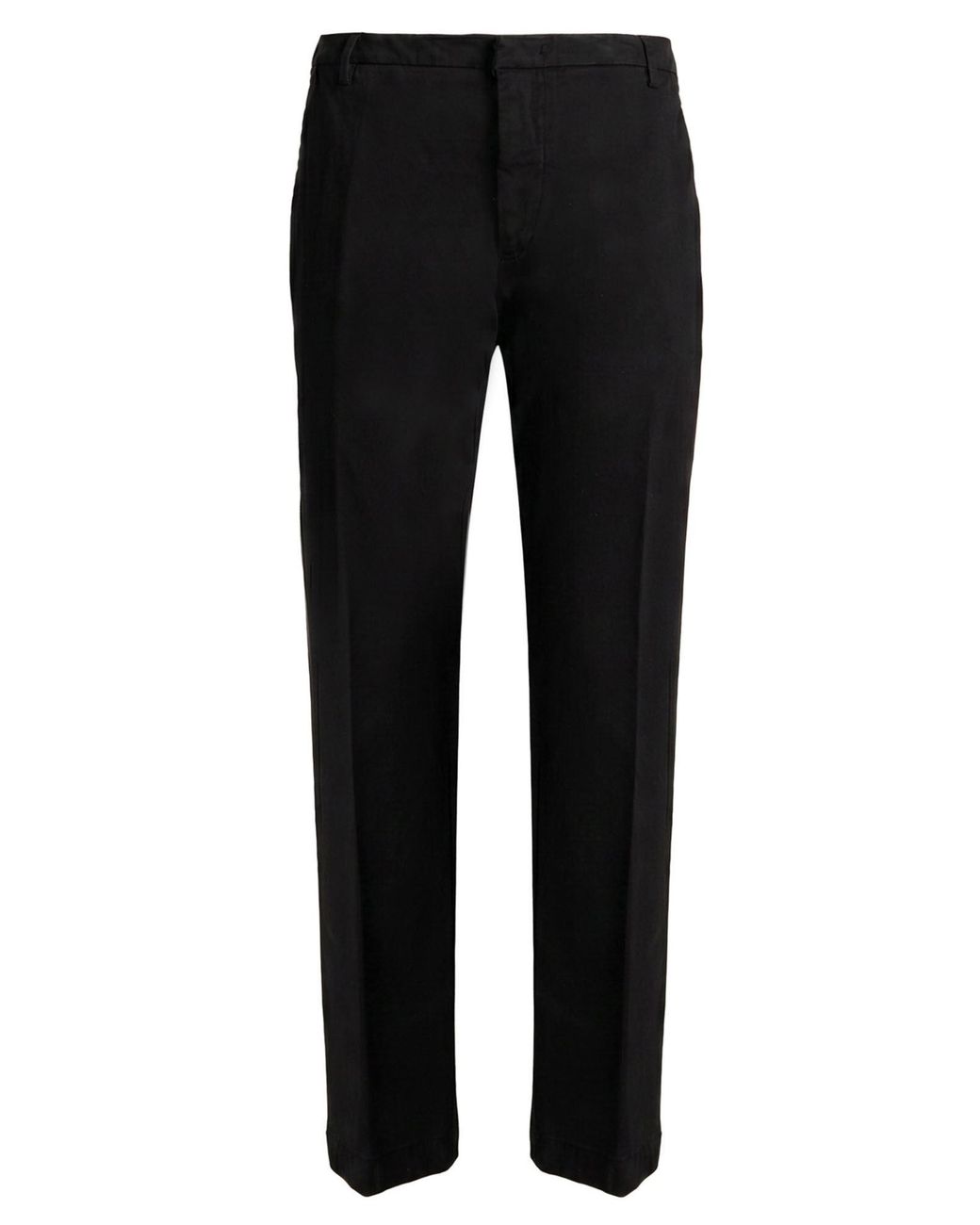 Entre Amis Black Pants Cotton, Elastane for men
