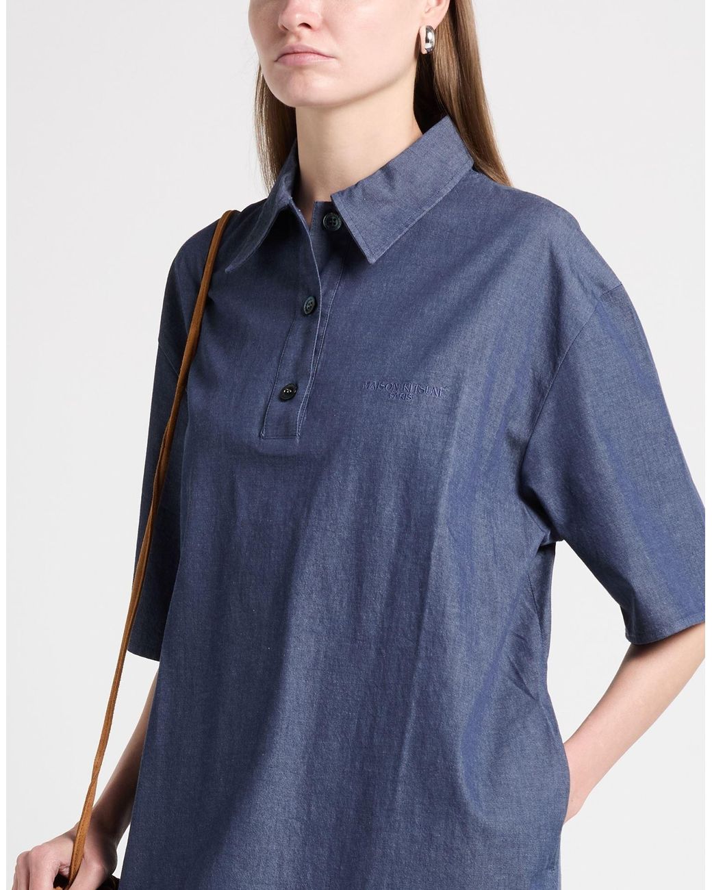 Maison Kitsuné Blue Mini Dresses