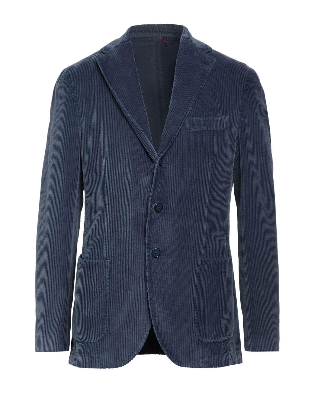 Santaniello Blue Slate Blazer Cotton for men