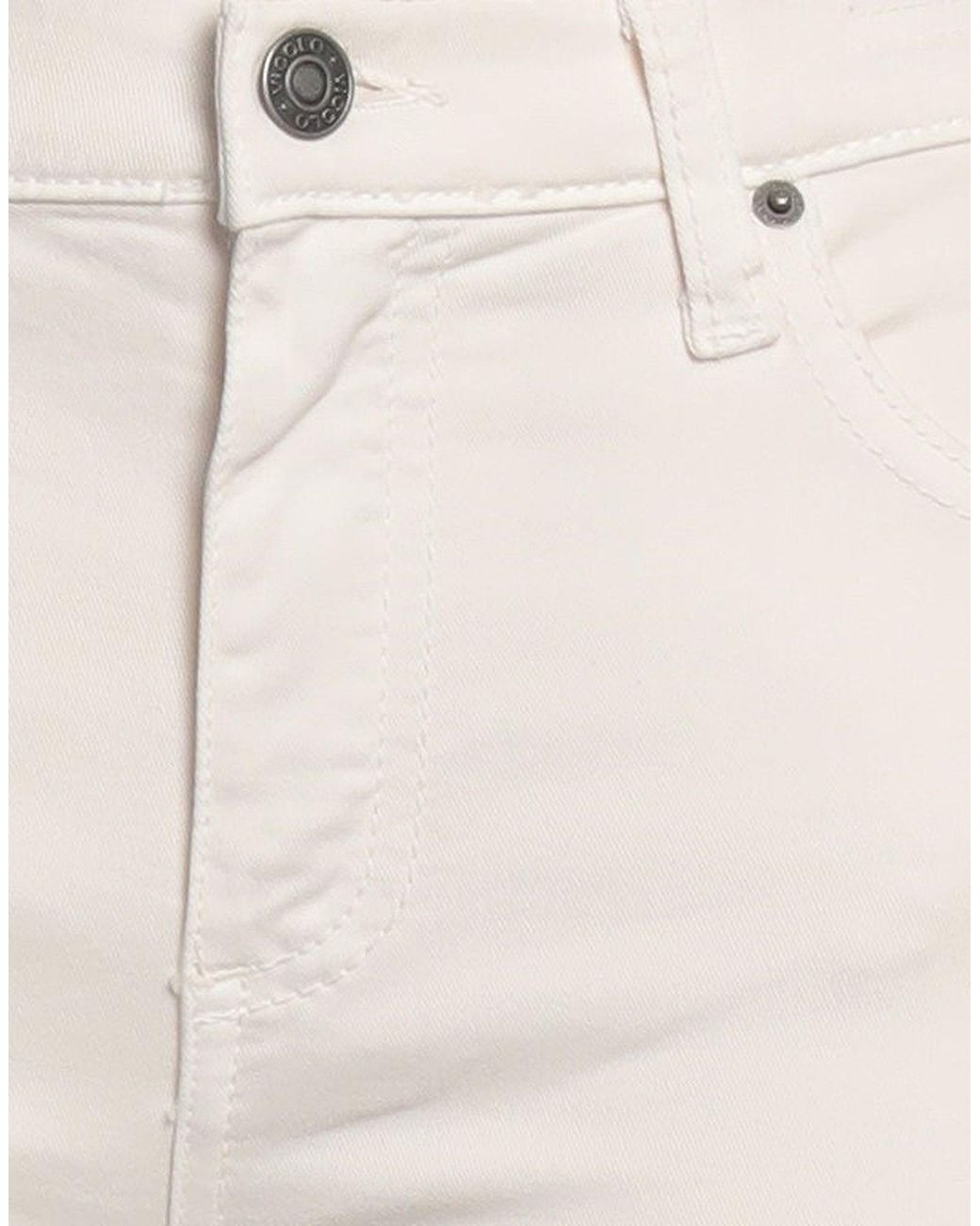 ViCOLO White Pants Cotton, Elastane