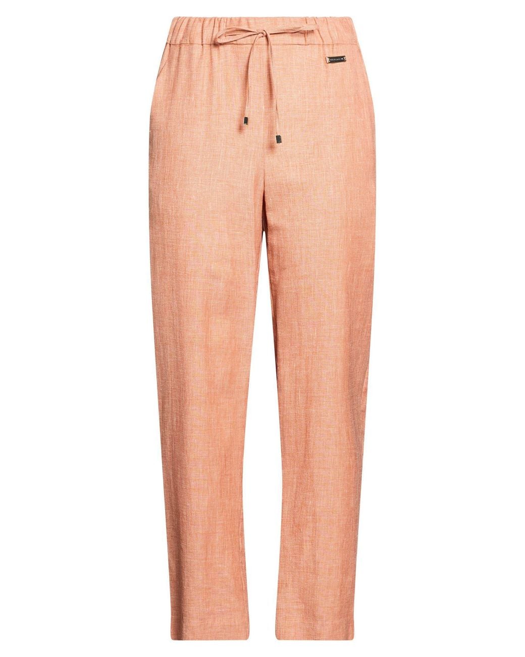 Manzoni 24 Natural Pants Linen, Virgin Wool, Silk