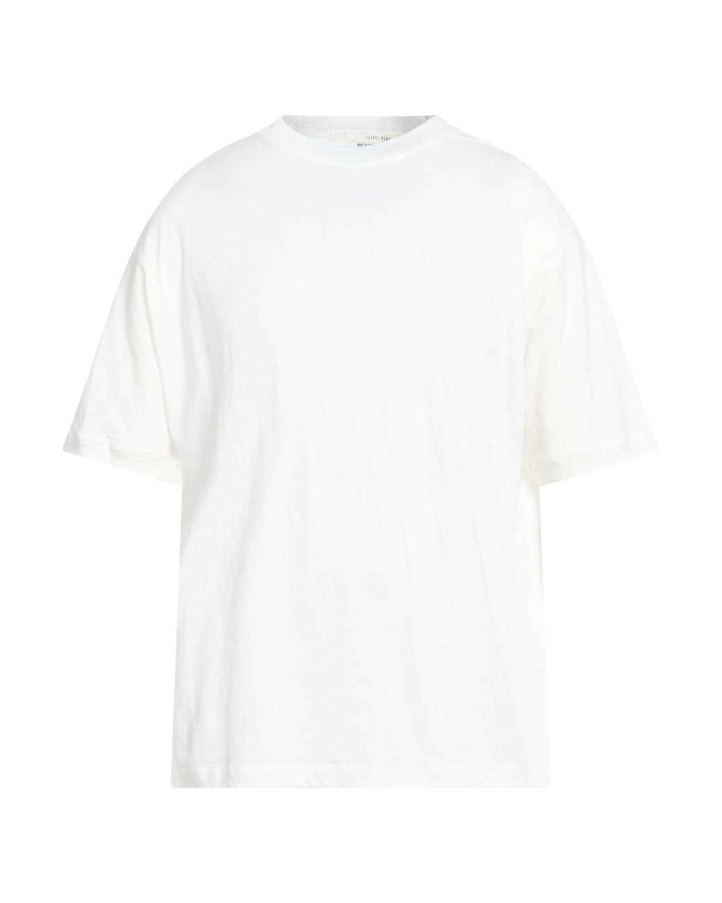 Isabel Benenato White Ivory T-Shirt Cotton for men