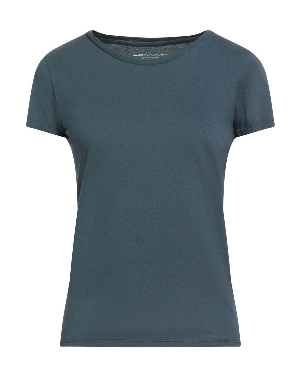 Majestic Filatures Blue T-Shirt Organic Cotton