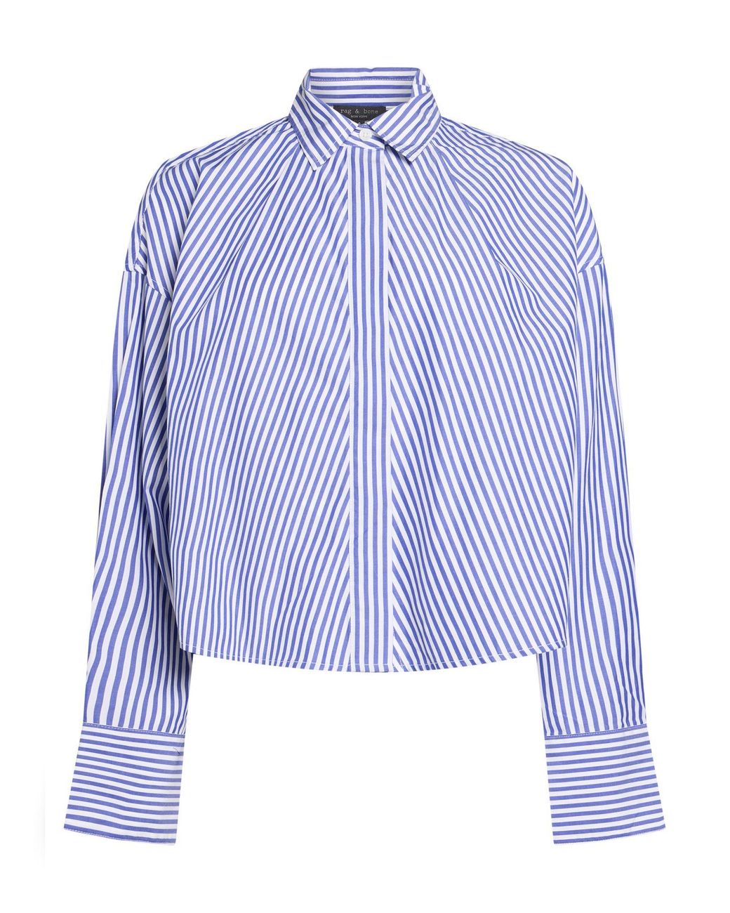 Rag & Bone Blue Shirt Cotton