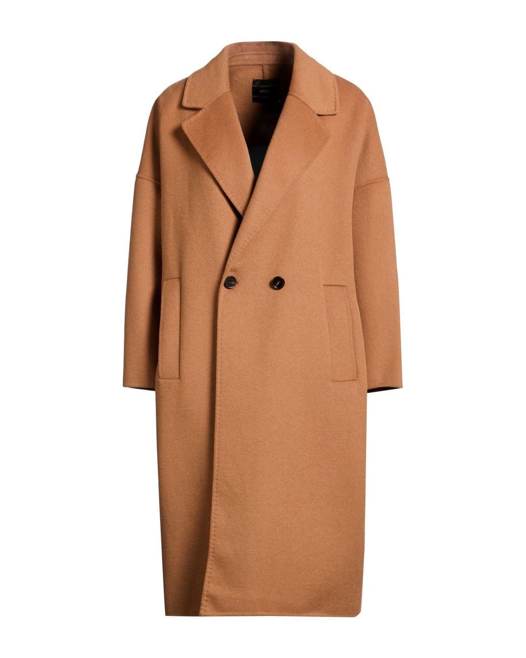 BRERAS Milano Brown Coat Wool, Polyester