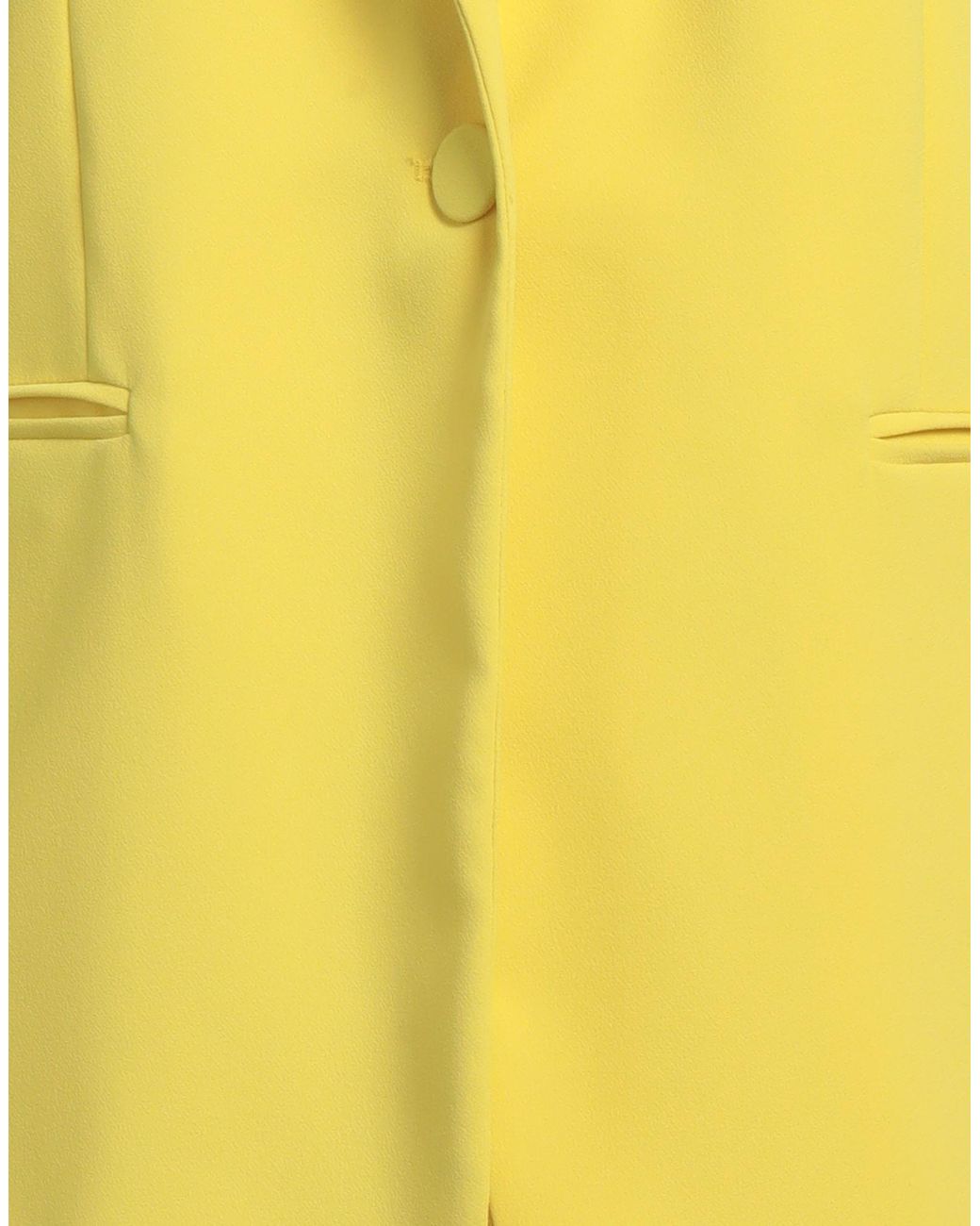 Pinko Yellow Blazer Polyester, Elastane