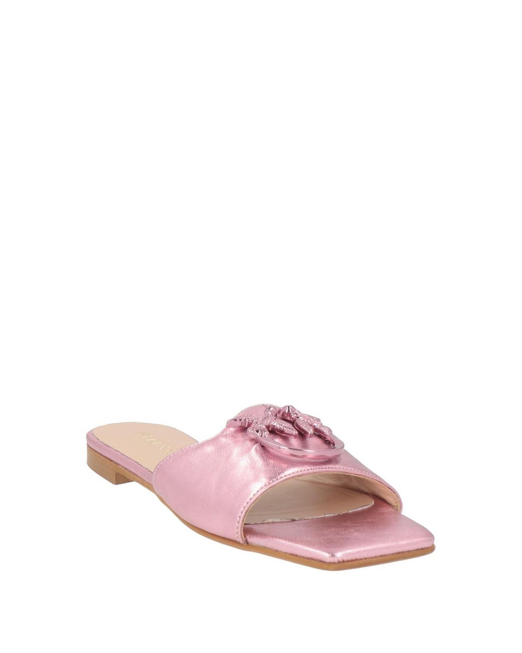 Pinko Pink Sandals Leather