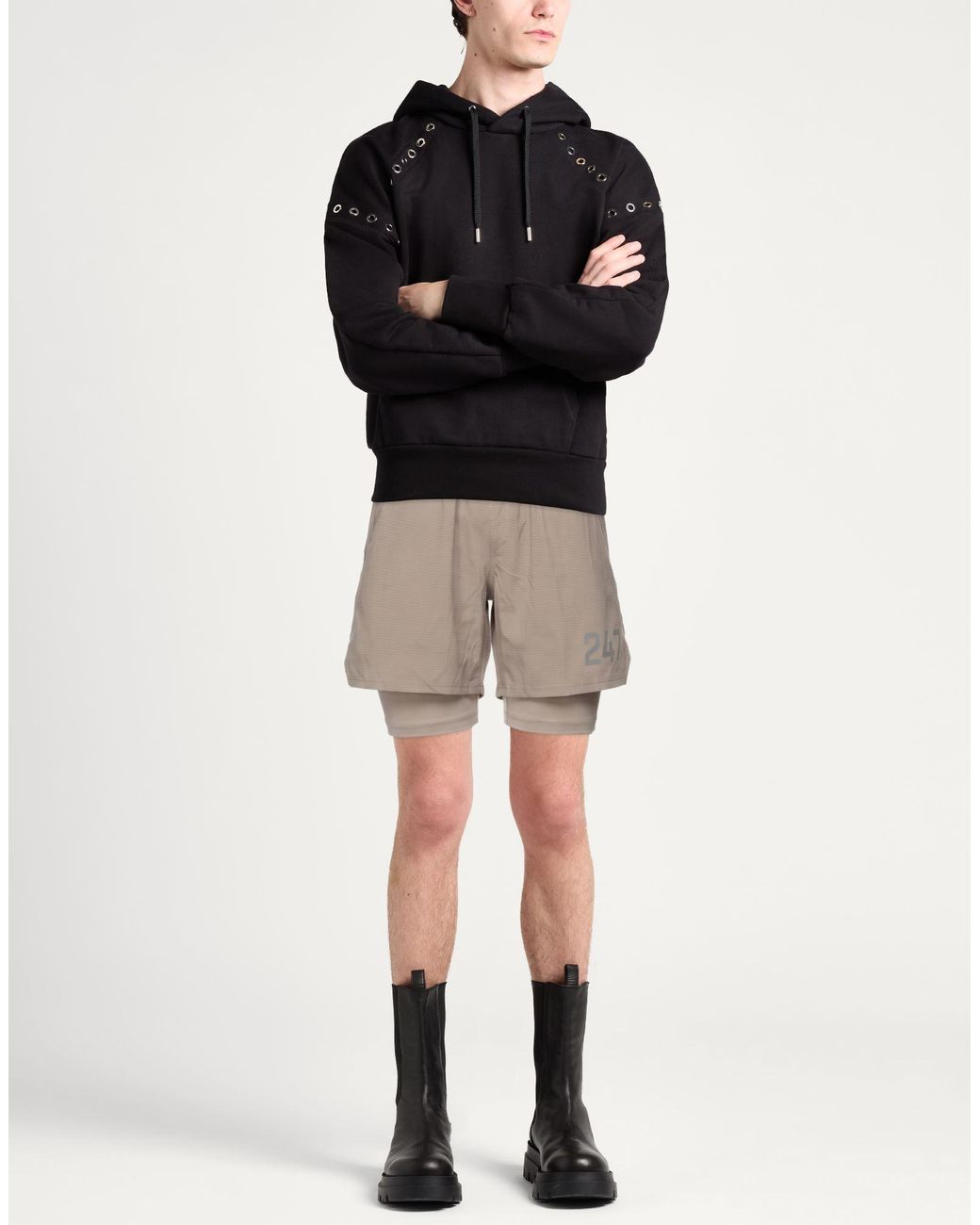 Represent Gray Shorts & Bermuda Shorts for men