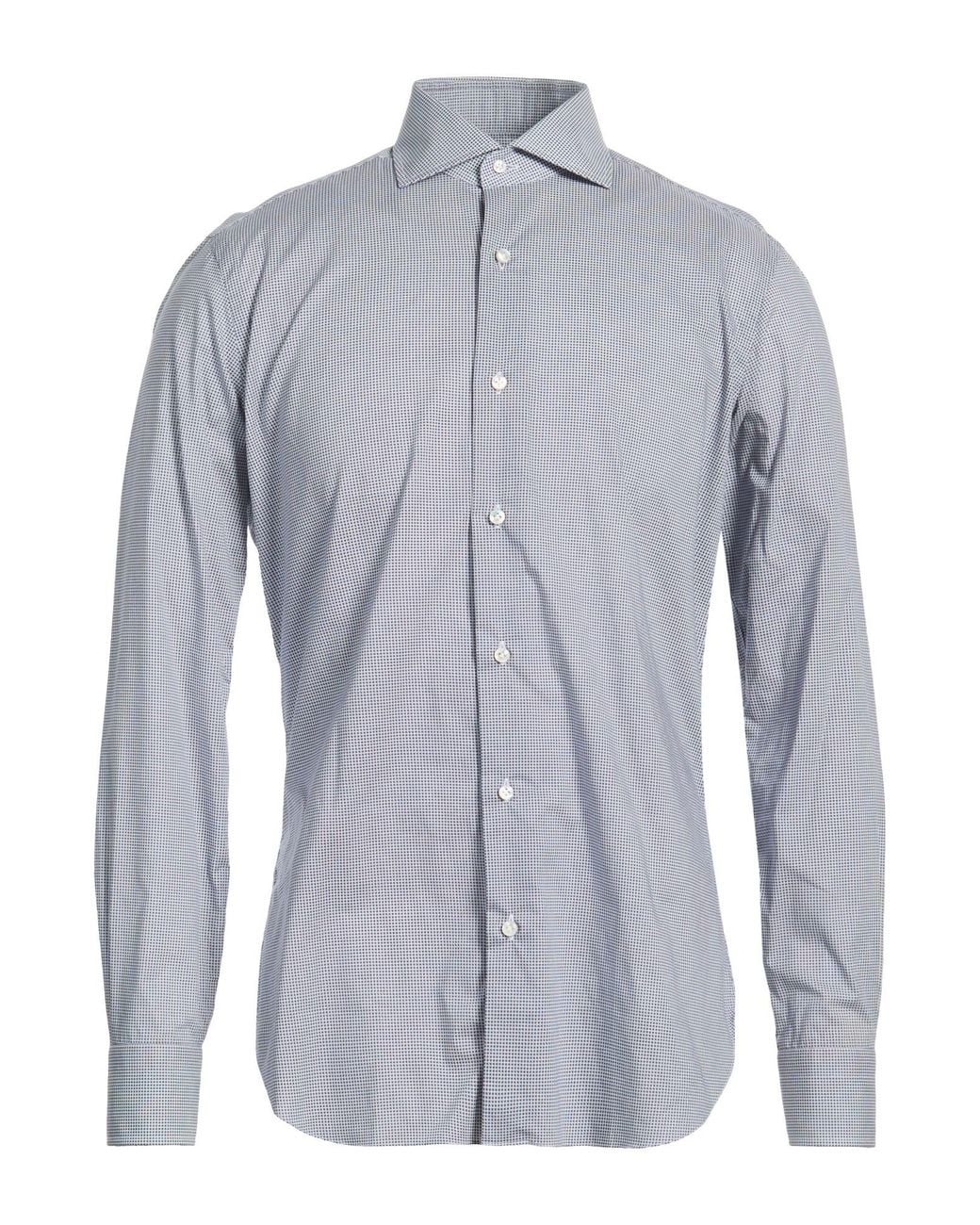 Barba Napoli Blue Shirts for men