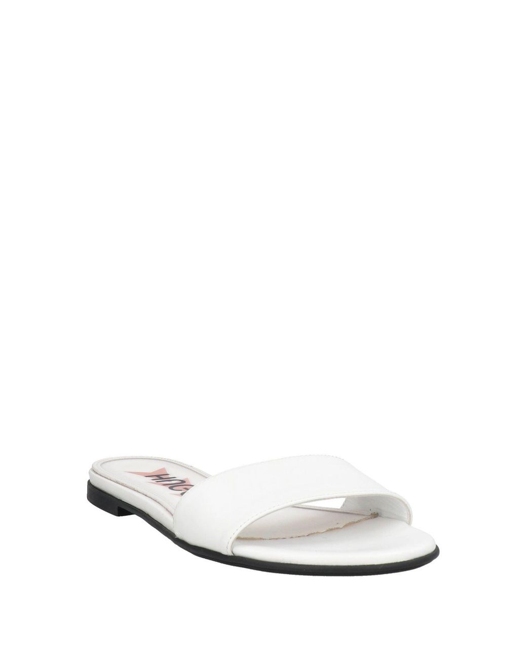 HUGO White Sandals Leather