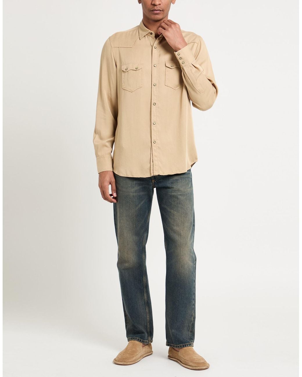 Lardini Natural Shirts for men