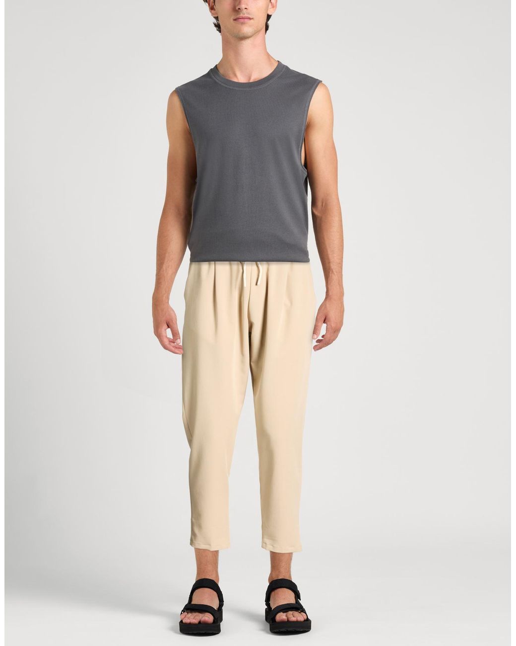 Imperial Natural Pants Polyester, Viscose, Elastane for men