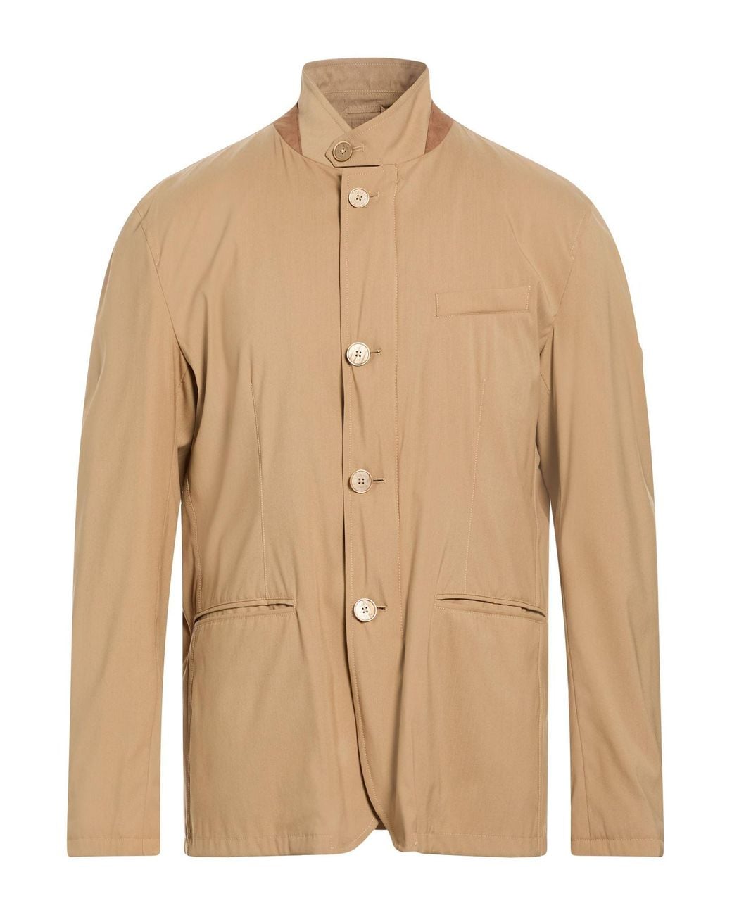 Herno Natural Blazer Wool, Polyamide, Elastane for men