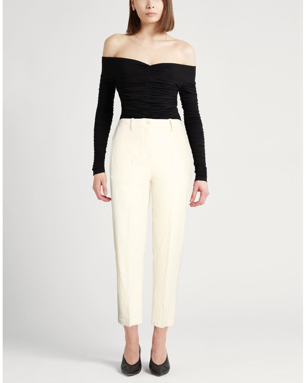 Alysi White Trouser