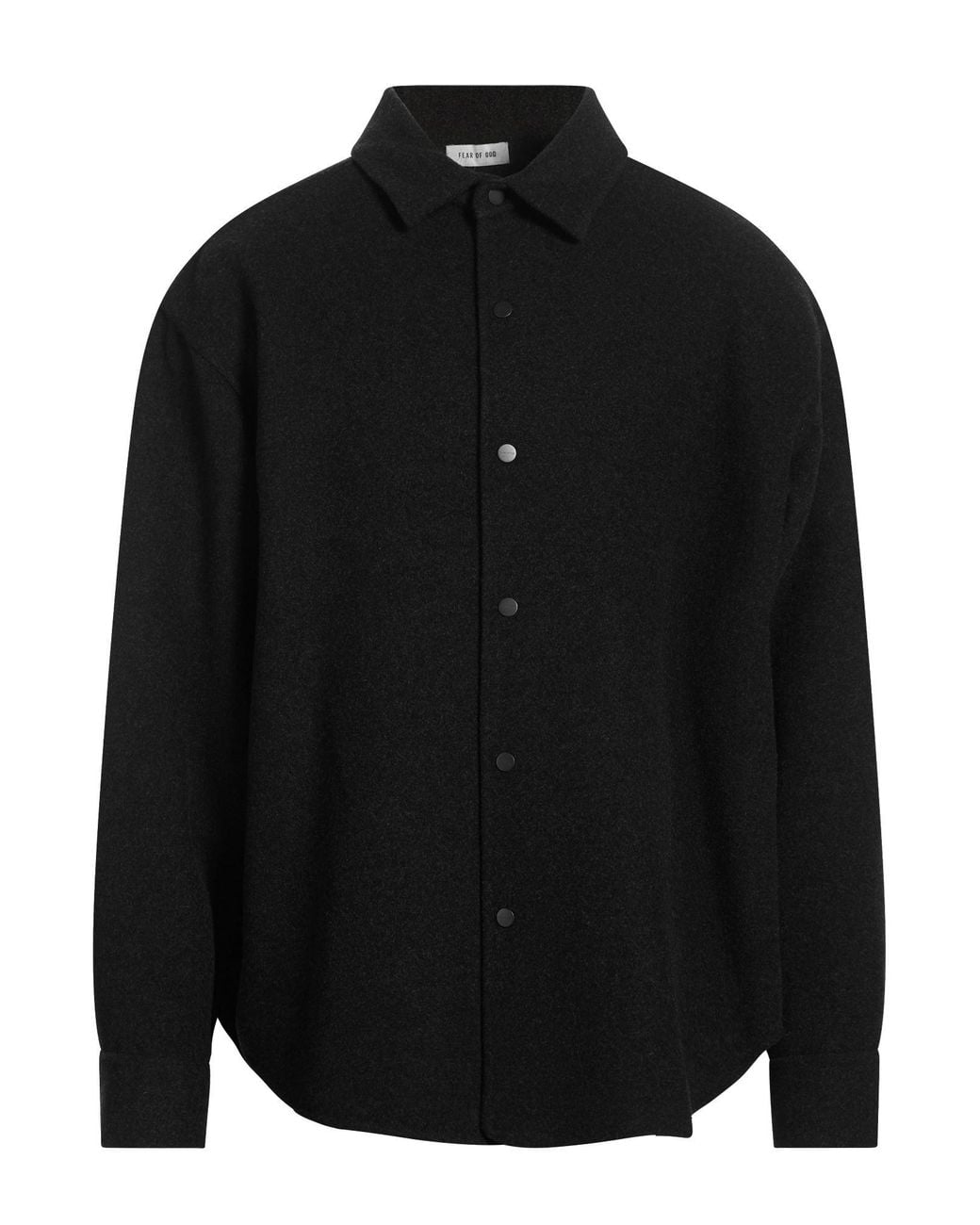 Fear Of God Black Jacket Virgin Wool, Cashmere for men