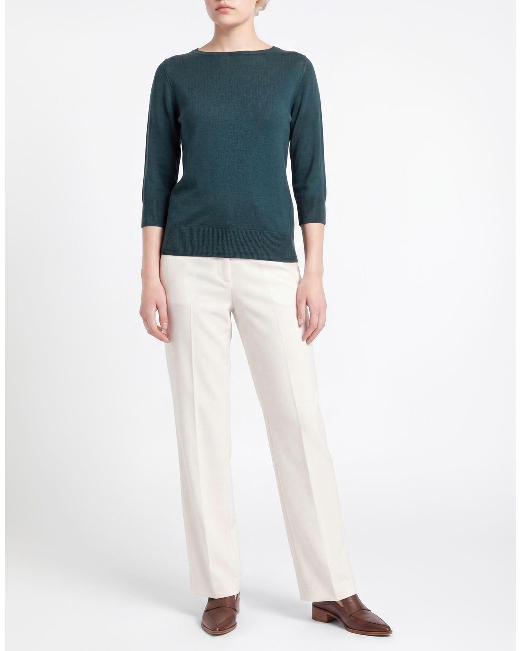 Aragona Green Sweater Merino Wool