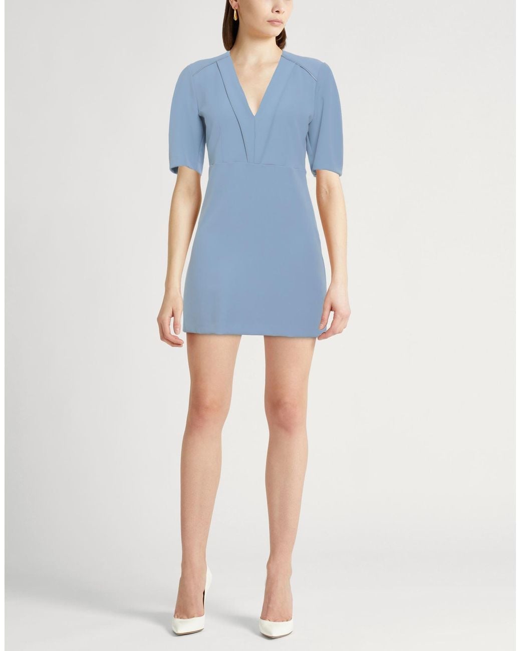 Liu Jo Blue Sky Mini Dress Polyester, Elastane