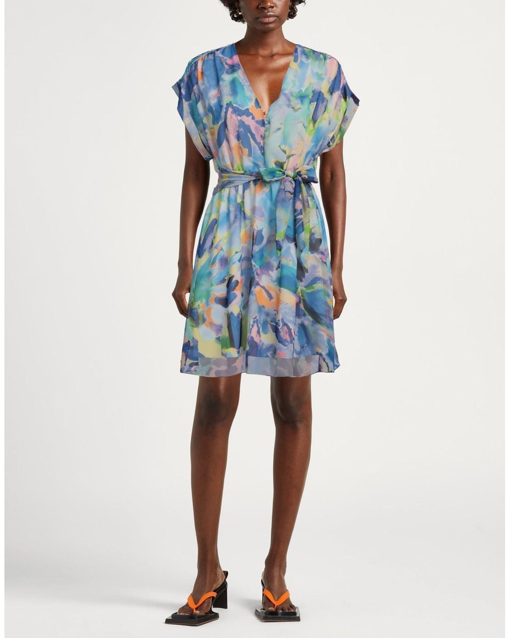 Patrizia Pepe Blue Mini Dress