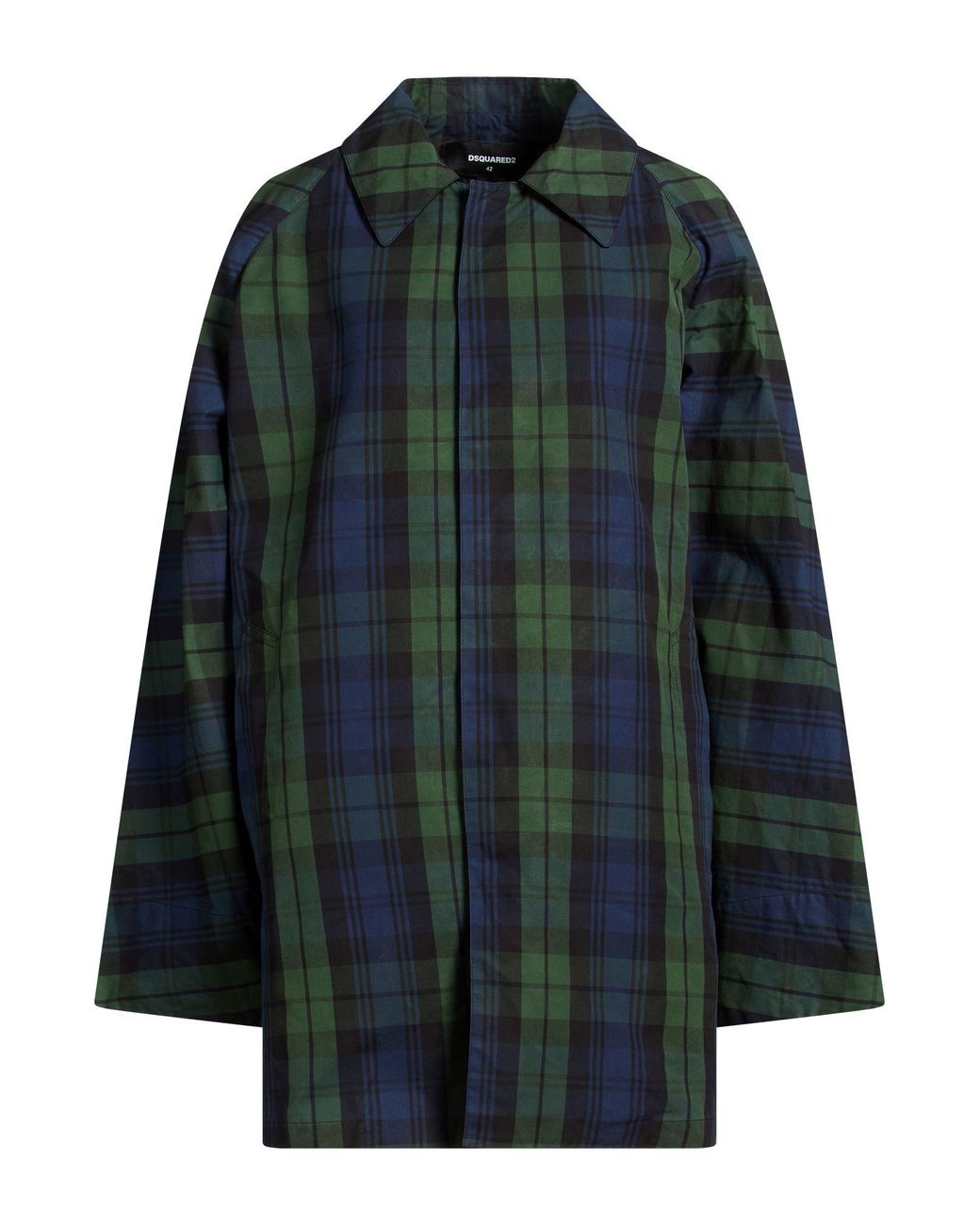 DSquared² Blue Overcoats & Trench Coats