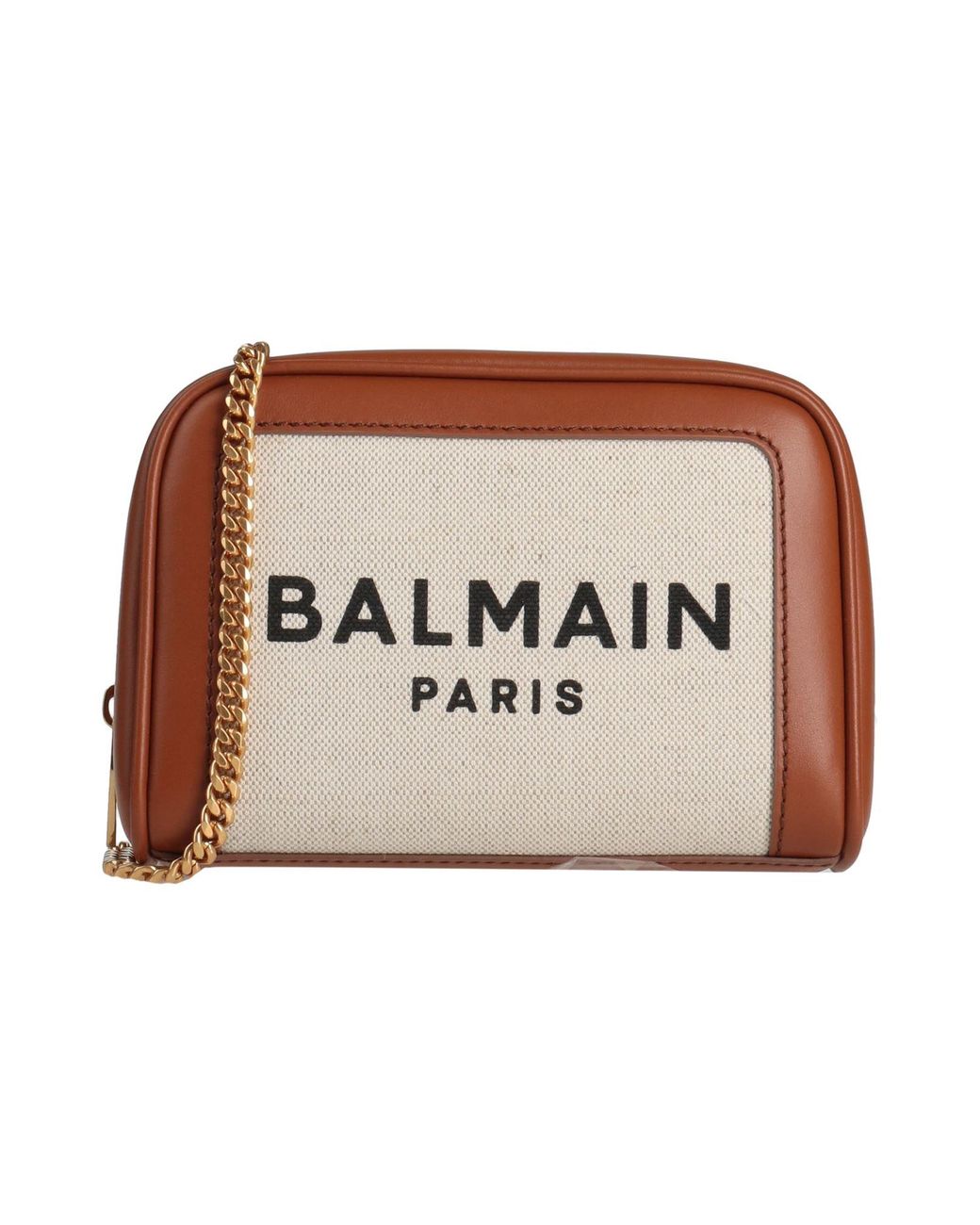 Balmain Crossbody Bag in Brown Lyst